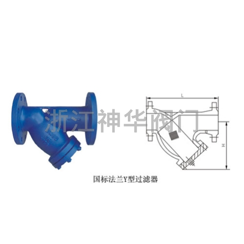 SY14型铸造Y型过滤器